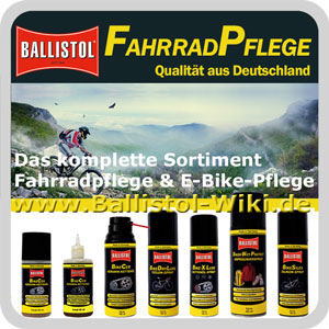 Fahrradpflege von Ballistol